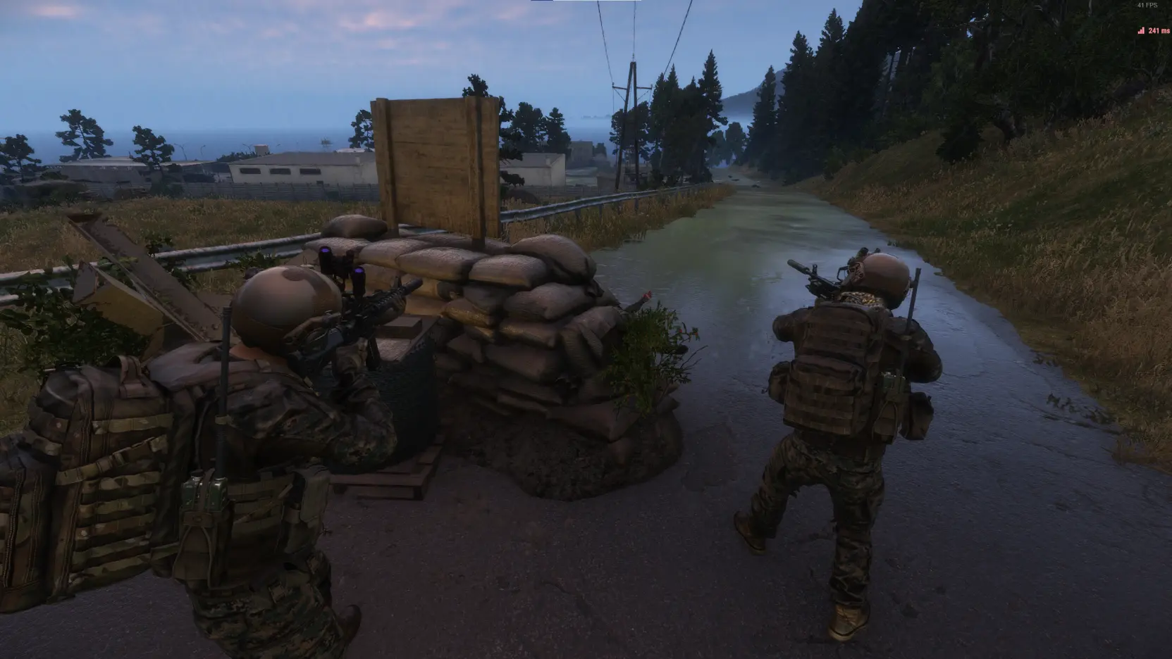 Military simulation tactical operations background