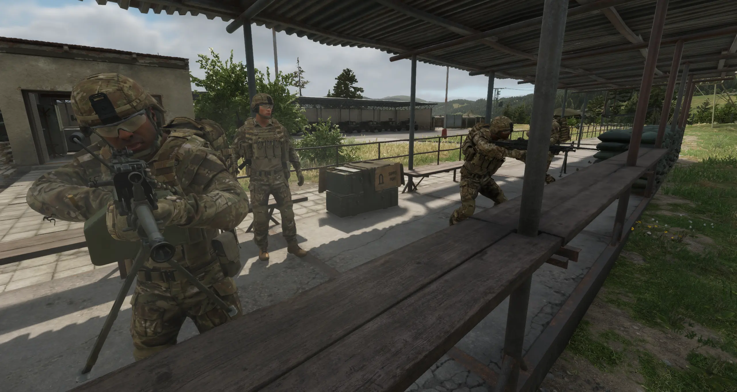 506th Infantry Regiment recruits during training pipeline exercises